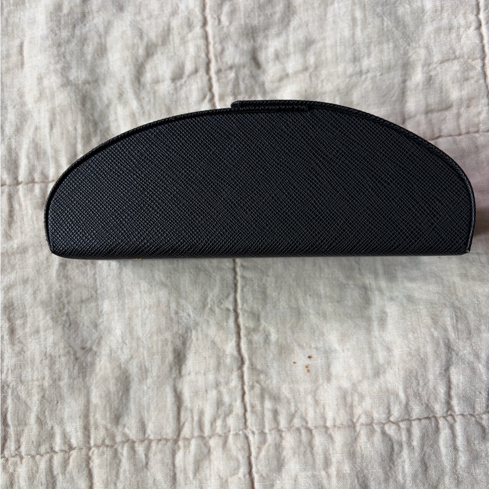 Prada Milano Sunglasses W/Case Black PR 26ZS 16K08Z Oval Cat Eye Made In Italy - Picture 3 of 11
